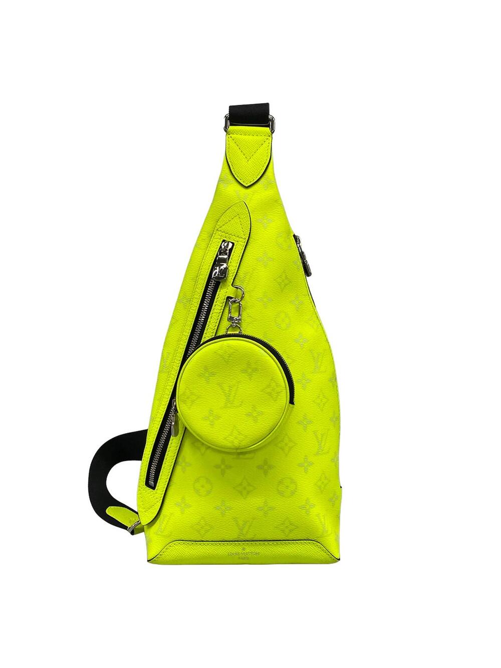 Louis Vuitton Duo Sling Bag Neon Yellow #349942L21B